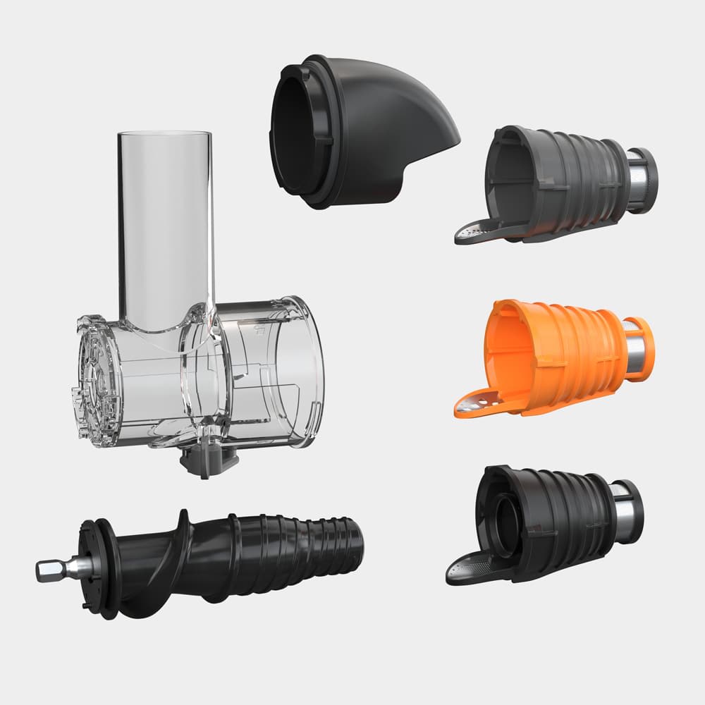 Kit - Feed Chute Chamber, Filters, Auger, and Pulp Spout
