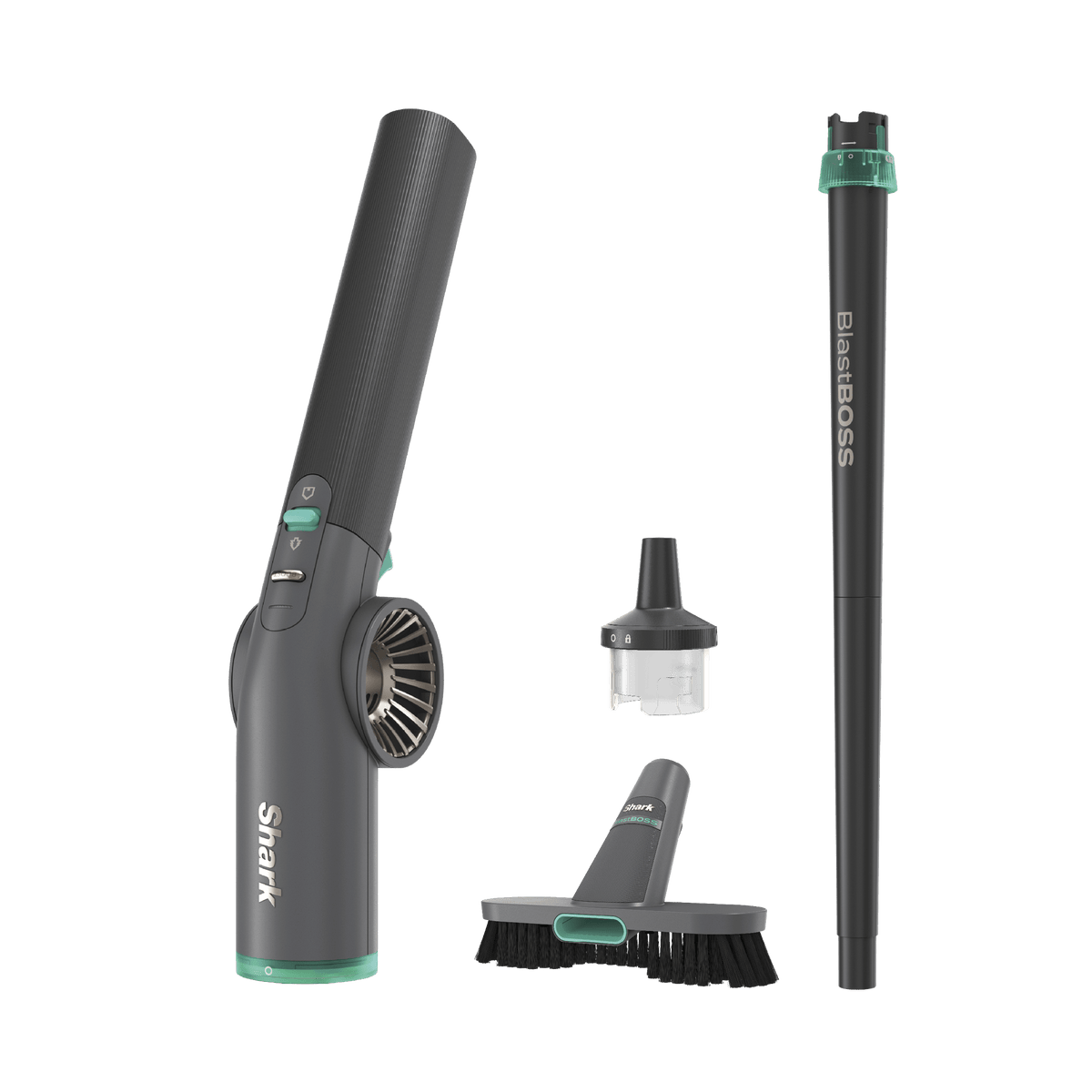 Shark BlastBoss™ Air Blower with BlastBroom™ in Charcoal