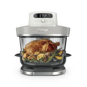 Ninja Crispi® Pro 6-in-1 Glass Air Fryer in Stone and Gold