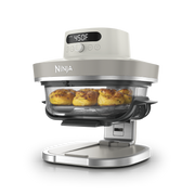 Ninja Crispi® Pro 6-in-1 Glass Air Fryer in Stone and Gold