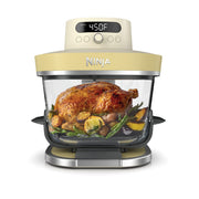 Ninja Crispi® Pro 6-in-1 Glass Air Fryer in Stone and Gold