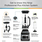 Ninja Professional Plus Premier Blender and Food Processor with Auto-IQ in Graphite