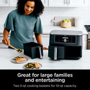 Ninja Foodi® 10-QT Dual Air Fryer