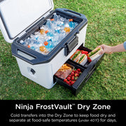 Ninja FrostVault™ 50qt Cooler in Blue Grey
