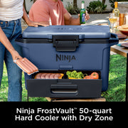 Ninja FrostVault™ 50qt Cooler in Blue Grey