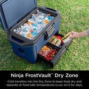 Ninja FrostVault™ 50qt Cooler in Blue Grey