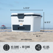 Ninja FrostVault 50qt Hard Cooler & 24-Can Backpack Cooler Bundle