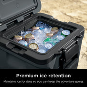 Ninja FrostVault™ 30qt Wheeled Cooler with Cold Dry Zone in Plum