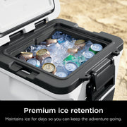 Ninja FrostVault™ 30qt Wheeled Cooler with Cold Dry Zone in Plum