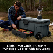 Ninja FrostVault™ 65qt Cooler with Wheels in Cloud White