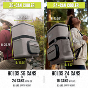 Ninja FrostVault™ 24 Can Backpack Cooler in Charcoal Gray