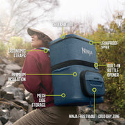 Ninja FrostVault™ 36 Can Backpack Cooler in Green