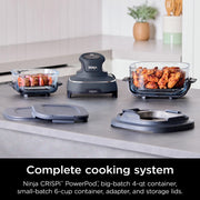 Ninja Crispi® 4-in-1 Glass Air Fryer in Stone