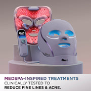Shark CryoGlow™ LED Face Mask & Charging Stand in Starlight Dream