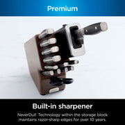 Ninja NeverDull® Premium 13-Piece Wood Series Knife System