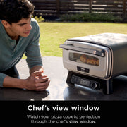 Ninja Artisan™ 5-in-1 Portable Pizza Oven in Blue and Gold