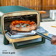 Ninja Artisan™ 5-in-1 Portable Pizza Oven in Blue and Gold