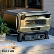 Ninja Artisan™ 5-in-1 Portable Pizza Oven in Blue and Gold
