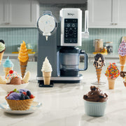 Ninja CREAMi® Scoop & Swirl™ Soft Serve Ice Cream Machine in Navy