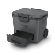 Ninja FrostVault™ 42qt Wheeled Cooler with Dry Zone, Charcoal Gray