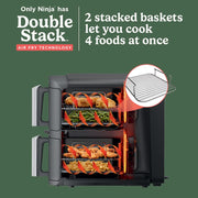 Ninja DoubleStack™ Double Basket Air Fryer and Thermometer