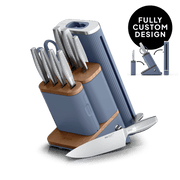 Ninja NeverDull Pro 11-Piece Premium Kitchen Knife Set & Steak Knives in Nautical Navy